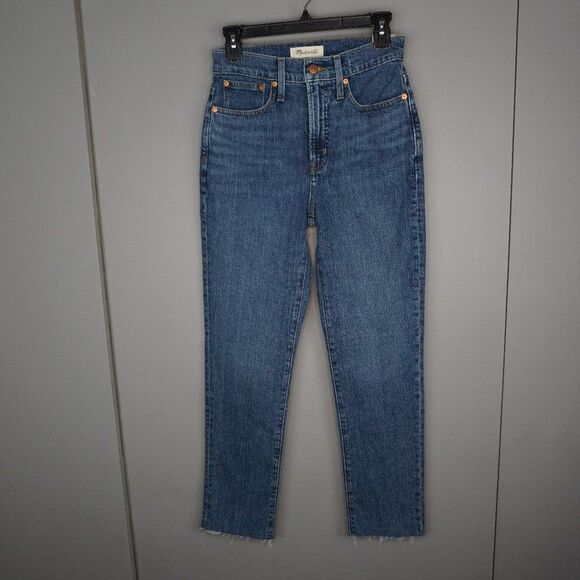 New Madewell The Perfect Vintage High Rise Tapered Leg Jeans size 25 - Picture 2 of 15